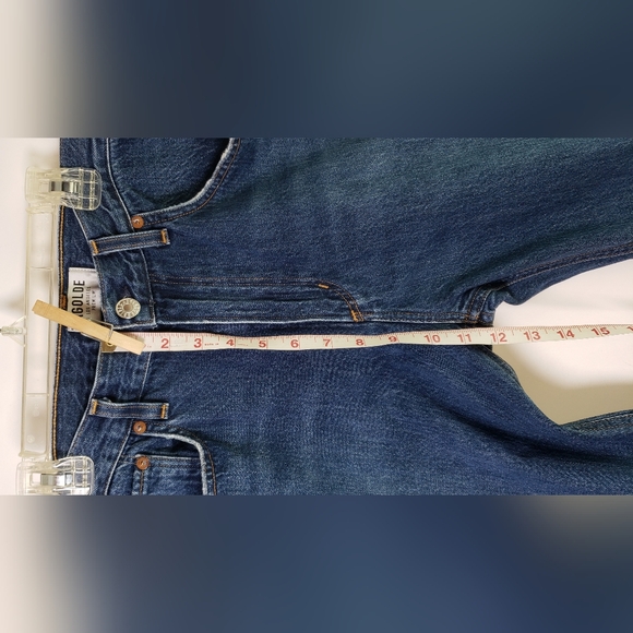 Agolde Women's Denim Dark Wash Jeans Size 31 - Picture 5 of 10